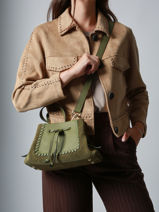 Cross Body Tas Brumby Etrier Groen brumby EBRU148S-vue-porte